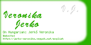 veronika jerko business card