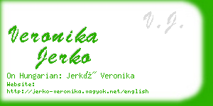 veronika jerko business card